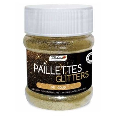 Paillettes Or - pot de 80grs