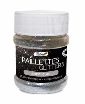 Paillettes Argent - pot de...