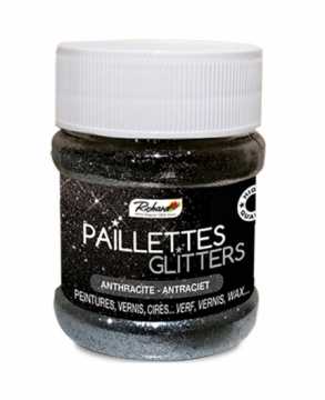 Paillettes Anthracite - pot...