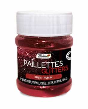 Paillettes Rubis - pot de...