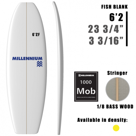 6'2F Fish MILLENNIUM 1/8 Appelcore black