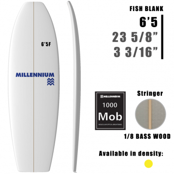 6'5F Fish MILLENNIUM 1/8 BASS