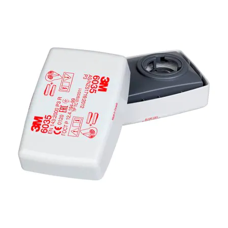 Cartouches à  poussières 6035 - Masque 3M 7502