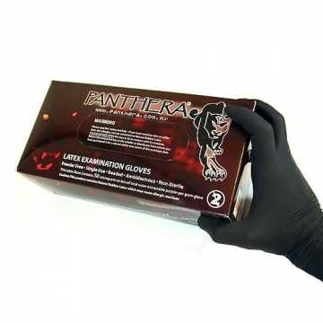 Caja 100 Guantes Latex negros