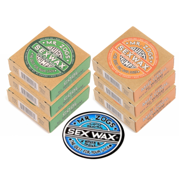 Pack 6 Wax + sticker offert