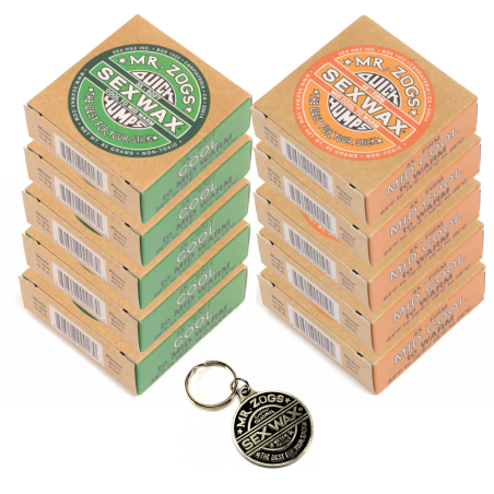 Pack de 10 ceras + llavero de regalo