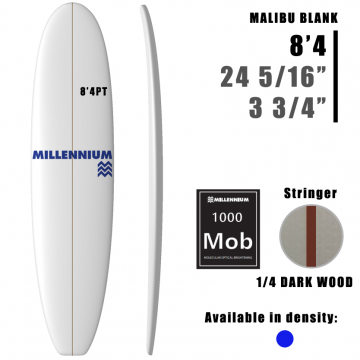 Pain de Mousse 8'4PT Malibu MILLENNIUM 1/4 DARKWOOD