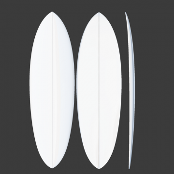 Preshape Shortboard Confort - Round Tail Preshape Shortboard Confort - Round Tail