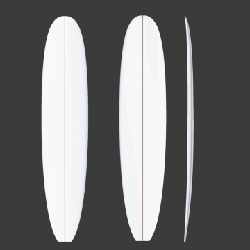 Noserider de longboard preformado Noserider de longboard preformado