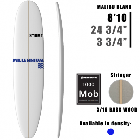 Malibu MILLENNIUM 3/16 BASS de 8'10 MT