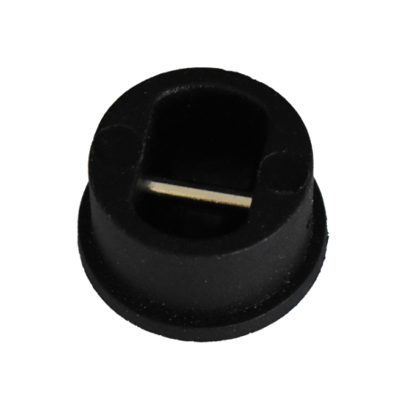 Enchufe de correa negro de 21 mm