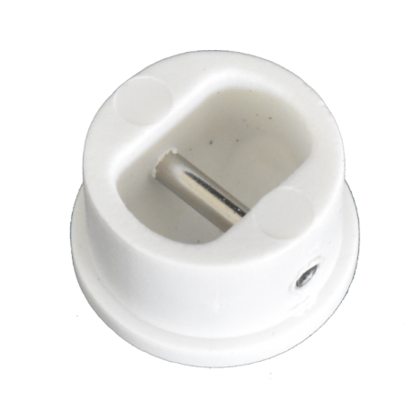 Enchufe de correa 21 mm blanco